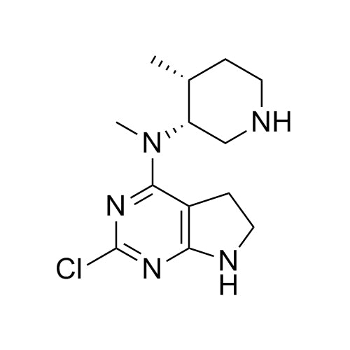 2-chloro-N-methyl-N-((3R,4R)-4-methylpiperidin-3-yl)-6,7-dihydro-5H-pyrrolo[2,3-d]pyrimidin-4-amine