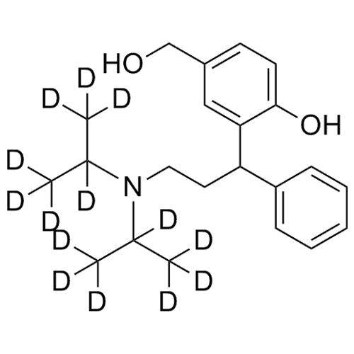 Racemic 5-Hydroxymethyl Tolterodine-d14