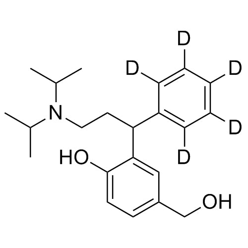 rac-5-Hydroxymethyl Tolterodine-d5