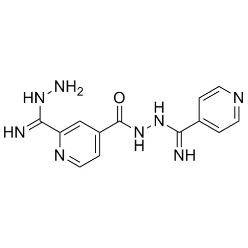 2-(hydrazinyl(imino)methyl)-N'-(imino(pyridin-4-yl)methyl)isonicotinohydrazide