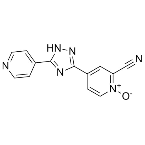 2-cyano-4-(5-(pyridin-4-yl)-1H-1,2,4-triazol-3-yl)pyridine 1-oxide