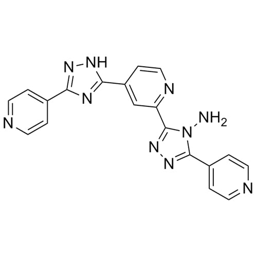 3-(pyridin-4-yl)-5-(4-(3-(pyridin-4-yl)-1H-1,2,4-triazol-5-yl)pyridin-2-yl)-4H-1,2,4-triazol-4-amine