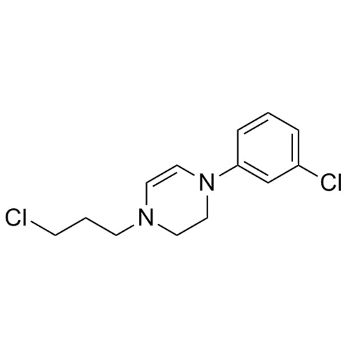 1-(3-chlorophenyl)-4-(3-chloropropyl)-1,2,3,4-tetrahydropyrazine