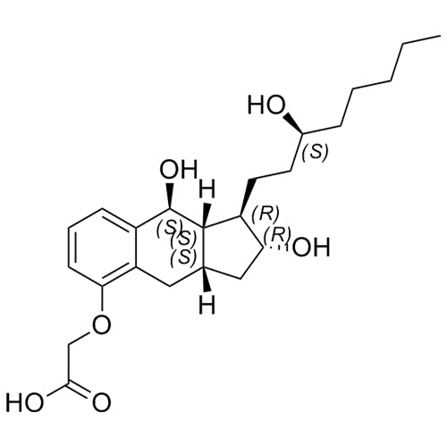 2-(((1R,2R,3aS,9S,9aS)-2,9-dihydroxy-1-((S)-3-hydroxyoctyl)-2,3,3a,4,9,9a-hexahydro-1H-cyclopenta[b]naphthalen-5-yl)oxy)acetic acid