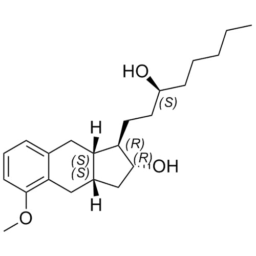 (1R,2R,3aS,9aS)-1-((S)-3-hydroxyoctyl)-5-methoxy-2,3,3a,4,9,9a-hexahydro-1H-cyclopenta[b]naphthalen-2-ol