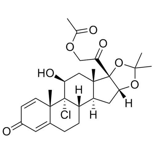 Triamcinolone Acetonide Impurity E (9-Chloro Triamcinolone Acetonide 21-Acetate)