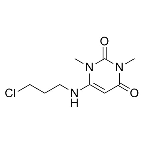 6-((3-chloropropyl)amino)-1,3-dimethylpyrimidine-2,4(1H,3H)-dione