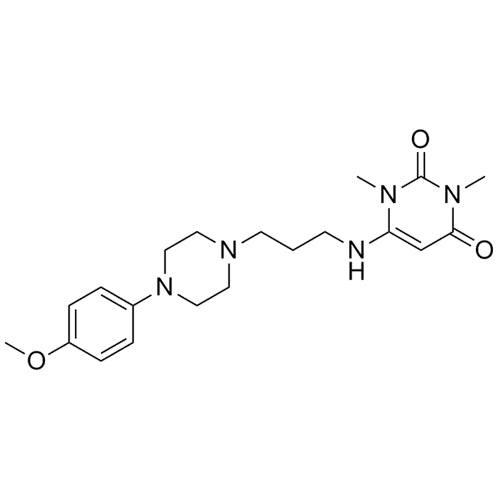 6-((3-(4-(4-methoxyphenyl)piperazin-1-yl)propyl)amino)-1,3-dimethylpyrimidine-2,4(1H,3H)-dione