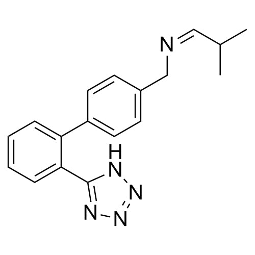 1-(2'-(1H-tetrazol-5-yl)-[1,1'-biphenyl]-4-yl)-N-(2-methylpropylidene)methanamine