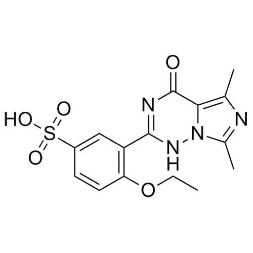 3-(5,7-dimethyl-4-oxo-1,4-dihydroimidazo[5,1-f][1,2,4]triazin-2-yl)-4-ethoxybenzenesulfonic acid
