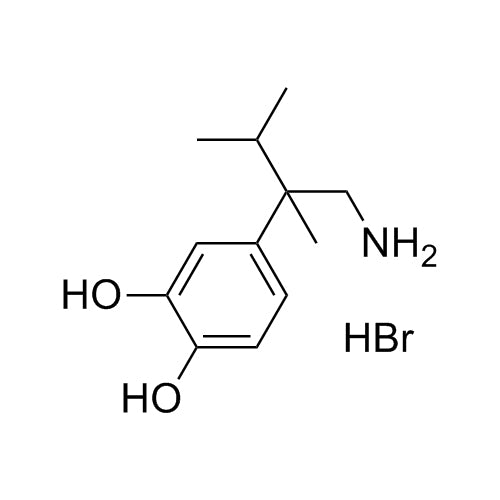 4-(1-amino-2,3-dimethylbutan-2-yl)benzene-1,2-diol hydrobromide