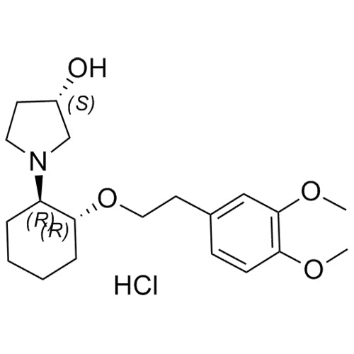 (S)-1-((1R,2R)-2-(3,4-dimethoxyphenethoxy)cyclohexyl)pyrrolidin-3-ol hydrochloride