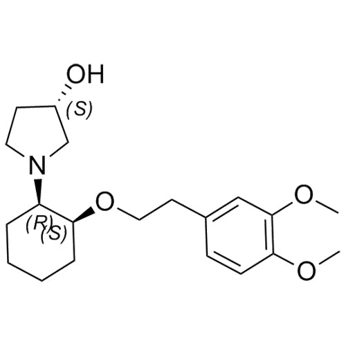 (S)-1-((1R,2S)-2-(3,4-dimethoxyphenethoxy)cyclohexyl)pyrrolidin-3-ol