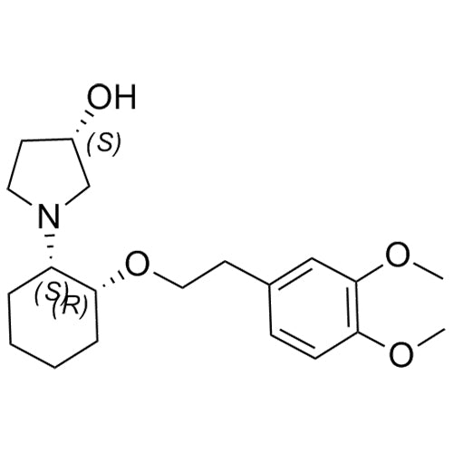 (S)-1-((1S,2R)-2-(3,4-dimethoxyphenethoxy)cyclohexyl)pyrrolidin-3-ol