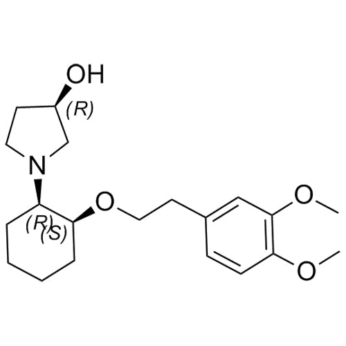 (R)-1-((1R,2S)-2-(3,4-dimethoxyphenethoxy)cyclohexyl)pyrrolidin-3-ol