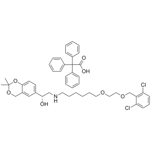 (R)-2-((6-(2-((2,6-dichlorobenzyl)oxy)ethoxy)hexyl)amino)-1-(2,2-dimethyl-4H-benzo[d][1,3]dioxin-6-yl)ethanol 2,2,2-triphenylacetate