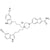 4-(2-carbamoylbenzofuran-5-yl)-1,1-bis(4-(5-cyano-1H-indol-3-yl)butyl)piperazin-1-ium chloride
