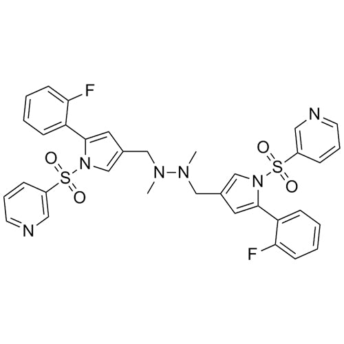1,2-bis((5-(2-fluorophenyl)-1-(pyridin-3-ylsulfonyl)-1H-pyrrol-3-yl)methyl)-1,2-dimethylhydrazine