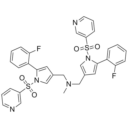 1-(5-(2-fluorophenyl)-1-(pyridin-3-ylsulfonyl)-1H-pyrrol-3-yl)-N-((5-(2-fluorophenyl)-1-(pyridin-3-ylsulfonyl)-1H-pyrrol-3-yl)methyl)-N-methylmethanamine