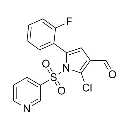 2-chloro-5-(2-fluorophenyl)-1-(pyridin-3-ylsulfonyl)-1H-pyrrole-3-carbaldehyde
