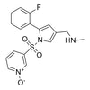 3-((2-(2-fluorophenyl)-4-((methylamino)methyl)-1H-pyrrol-1-yl)sulfonyl)pyridine 1-oxide