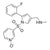 3-((2-(2-fluorophenyl)-4-((methylamino)methyl)-1H-pyrrol-1-yl)sulfonyl)pyridine 1-oxide