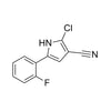 2-chloro-5-(2-fluorophenyl)-1H-pyrrole-3-carbonitrile