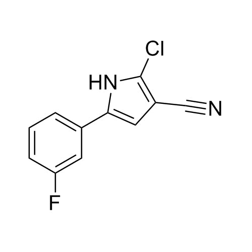 2-chloro-5-(3-fluorophenyl)-1H-pyrrole-3-carbonitrile