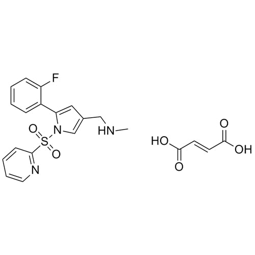 1-(5-(2-fluorophenyl)-1-(pyridin-2-ylsulfonyl)-1H-pyrrol-3-yl)-N-methylmethanamine fumarate
