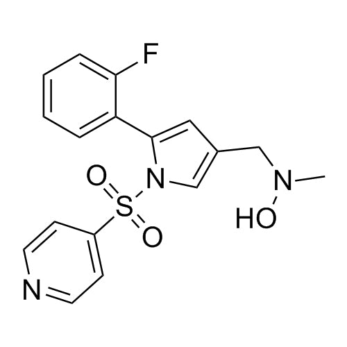 N-((5-(2-fluorophenyl)-1-(pyridin-4-ylsulfonyl)-1H-pyrrol-3-yl)methyl)-N-methylhydroxylamine