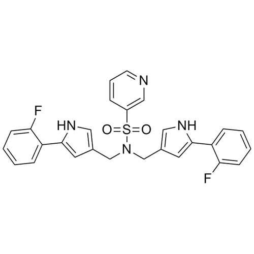 N,N-bis((5-(2-fluorophenyl)-1H-pyrrol-3-yl)methyl)pyridine-3-sulfonamide