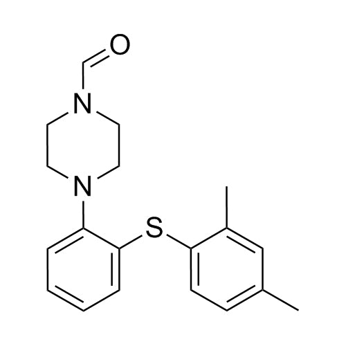4-(2-((2,4-dimethylphenyl)thio)phenyl)piperazine-1-carbaldehyde