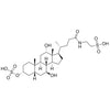 2-((R)-4-((3R,5R,7S,8R,9S,10S,12S,13R,14S,17R)-7,12-dihydroxy-10,13-dimethyl-3-(sulfooxy)hexadecahydro-1H-cyclopenta[a]phenanthren-17-yl)pentanamido)ethanesulfonic acid