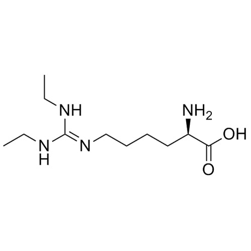 (R)-2-amino-6-((bis(ethylamino)methylene)amino)hexanoic acid