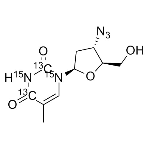 Zidovudine-13C2-15N2