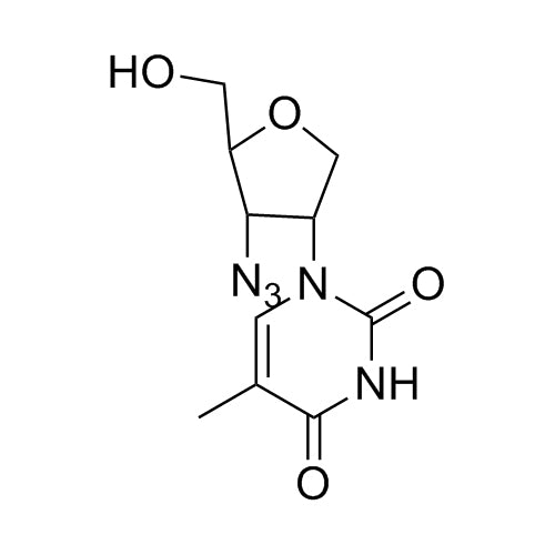 1-((3R,4S,5S)-4-azido-5-(hydroxymethyl)tetrahydrofuran-3-yl)-5-methylpyrimidine-2,4(1H,3H)-dione